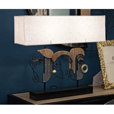 LAMPA STOŁOWA PICASSY PLUS 50X17,8X45 cm